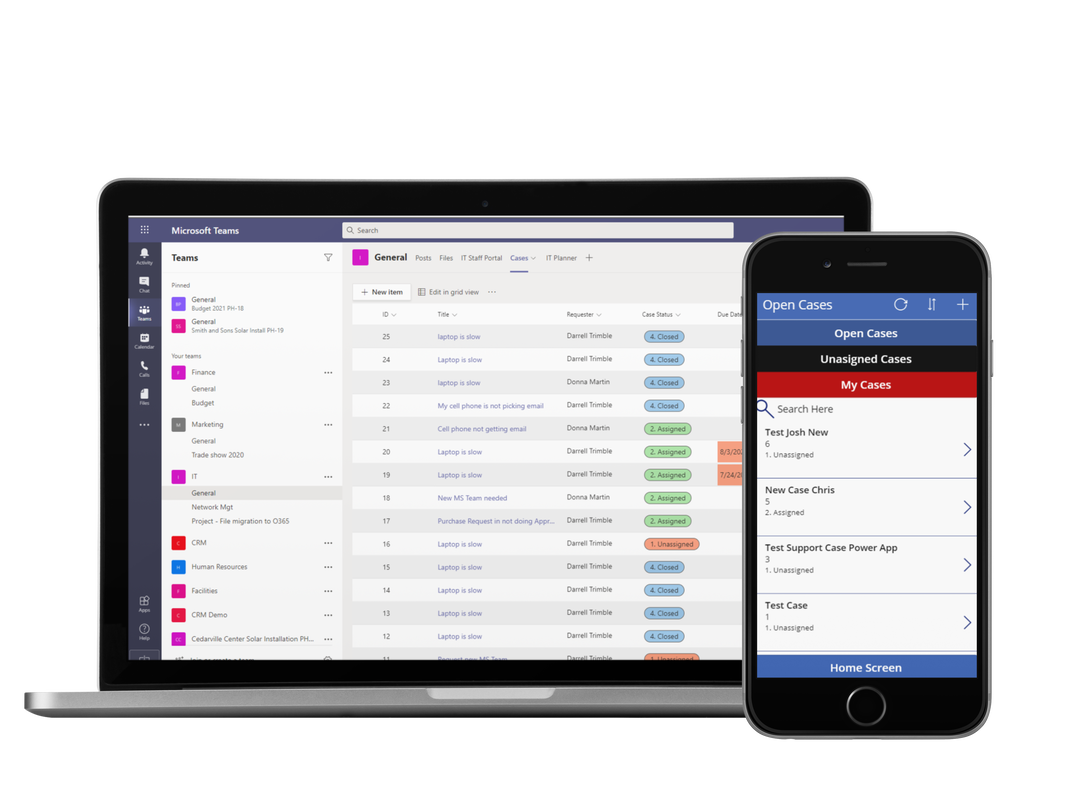 screenshot of SP IT Helpdesk